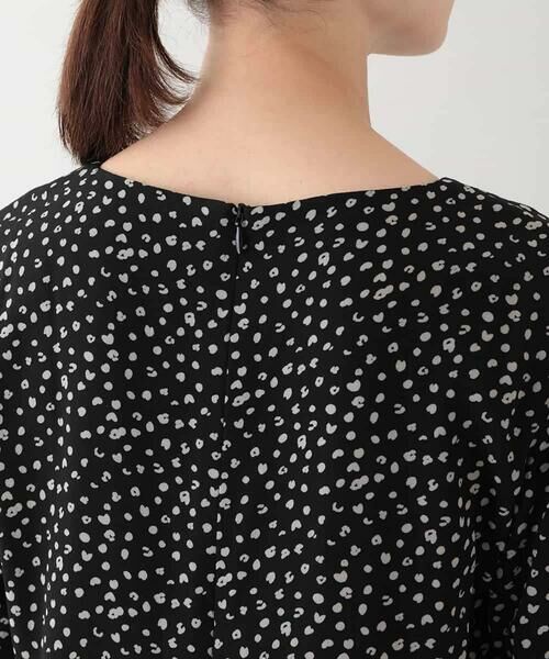 HIROKO KOSHINO / ヒロココシノ ロング・マキシ丈ワンピース | 小付きレオパード柄ワンピース /日本製 | 詳細5