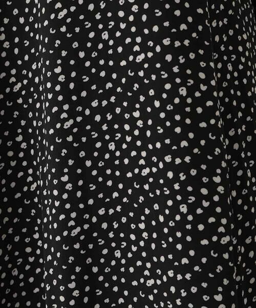 HIROKO KOSHINO / ヒロココシノ ロング・マキシ丈ワンピース | 小付きレオパード柄ワンピース /日本製 | 詳細9
