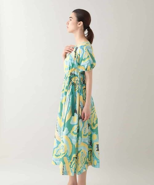 HIROKO KOSHINO / ヒロココシノ ロング・マキシ丈ワンピース | アーティスティックプリントワンピース /日本製 | 詳細2