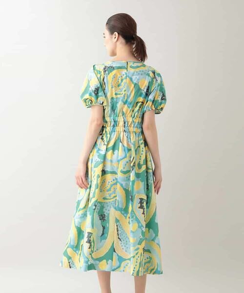 HIROKO KOSHINO / ヒロココシノ ロング・マキシ丈ワンピース | アーティスティックプリントワンピース /日本製 | 詳細3