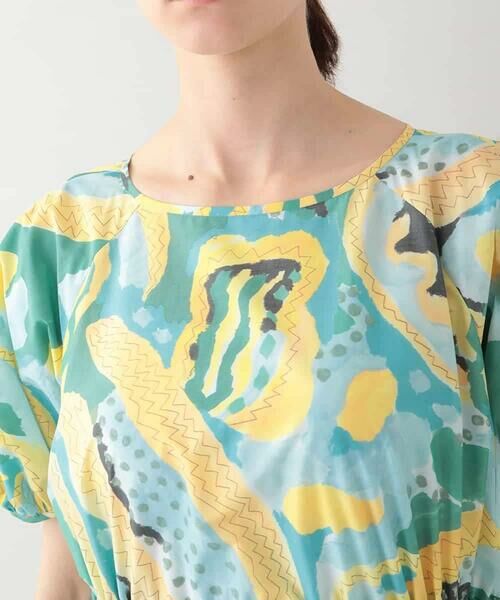 HIROKO KOSHINO / ヒロココシノ ロング・マキシ丈ワンピース | アーティスティックプリントワンピース /日本製 | 詳細4