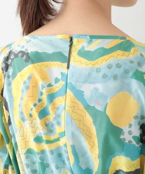 HIROKO KOSHINO / ヒロココシノ ロング・マキシ丈ワンピース | アーティスティックプリントワンピース /日本製 | 詳細5