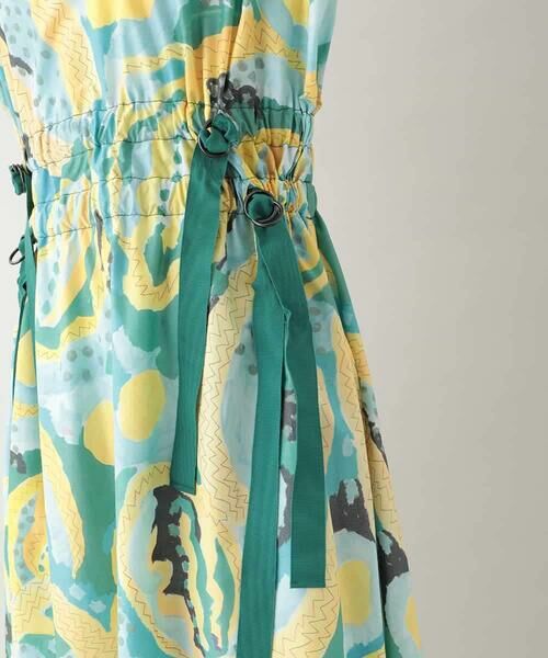 HIROKO KOSHINO / ヒロココシノ ロング・マキシ丈ワンピース | アーティスティックプリントワンピース /日本製 | 詳細7