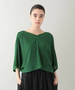 HIROKO KOSHINO / ヒロココシノ ニット・セーター | 【2WAY】テープヤーンドルマンニットプルオーバー /日本製