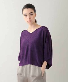 ヒロココシノ　ニット　【38】高島屋　紫　デザインニット　春服 ヒロココシノ ニット 【38】高島屋 紫 デザインニット 春服