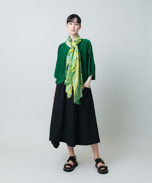 HIROKO KOSHINO / ヒロココシノ ニット・セーター | 【2WAY】テープヤーンドルマンニットプルオーバー /日本製 | 詳細10