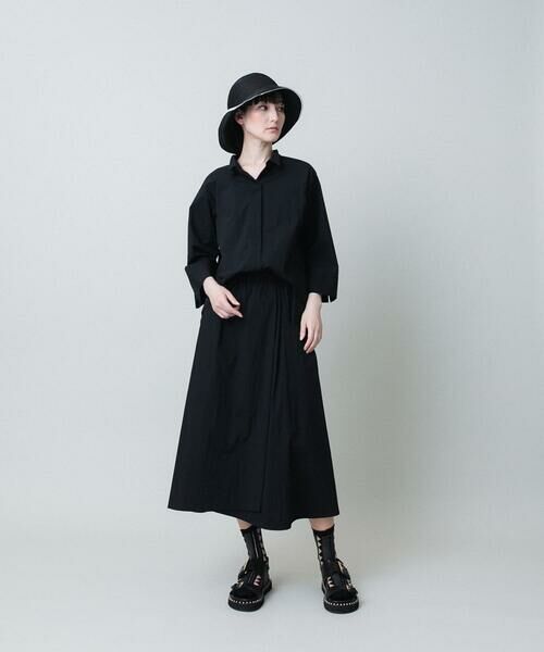 HIROKO KOSHINO / ヒロココシノ ロング・マキシ丈スカート | ラップライクデザインスカート /日本製/洗える | 詳細10