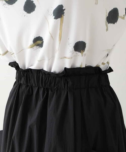 HIROKO KOSHINO / ヒロココシノ ロング・マキシ丈スカート | ラップライクデザインスカート /日本製/洗える | 詳細3