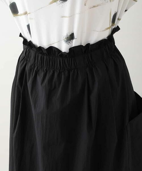 HIROKO KOSHINO / ヒロココシノ ロング・マキシ丈スカート | ラップライクデザインスカート /日本製/洗える | 詳細4