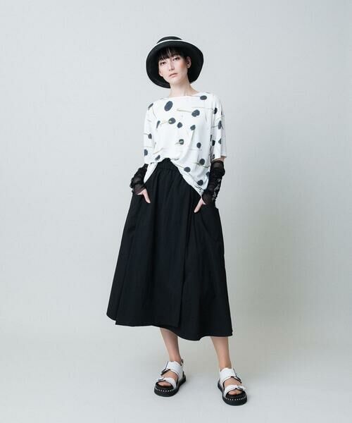 HIROKO KOSHINO / ヒロココシノ ロング・マキシ丈スカート | ラップライクデザインスカート /日本製/洗える | 詳細9