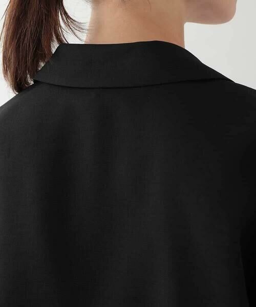 HIROKO KOSHINO / ヒロココシノ テーラードジャケット | リネンライクウエストギャザージャケット/日本製 | 詳細5