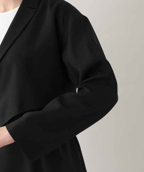 HIROKO KOSHINO / ヒロココシノ テーラードジャケット | リネンライクウエストギャザージャケット/日本製 | 詳細6