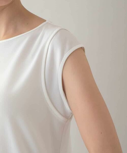 HIROKO KOSHINO / ヒロココシノ カットソー | ドライポンチレイヤードライクカットソー /日本製/洗える | 詳細5