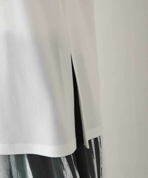 HIROKO KOSHINO / ヒロココシノ カットソー | ドライポンチレイヤードライクカットソー /日本製/洗える | 詳細6