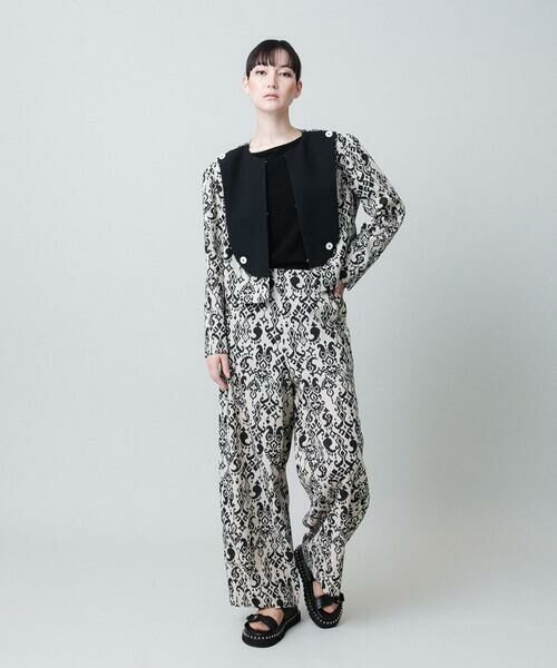 HIROKO KOSHINO / ヒロココシノ カットソー | ドライポンチレイヤードライクカットソー /日本製/洗える | 詳細8