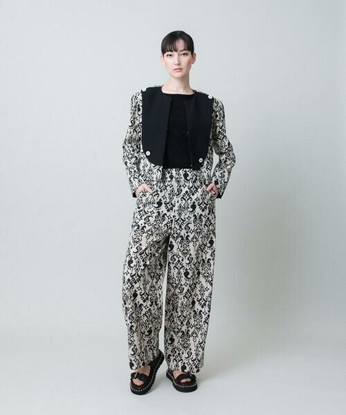 HIROKO KOSHINO / ヒロココシノ カットソー | ドライポンチレイヤードライクカットソー /日本製/洗える | 詳細9