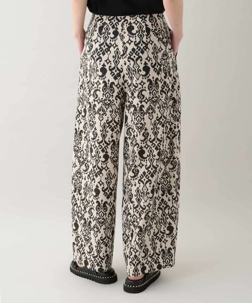 HIROKO KOSHINO / ヒロココシノ その他パンツ | コットンリネンダマスク柄パンツ /日本製 | 詳細2