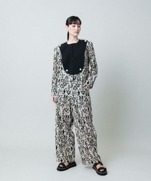 HIROKO KOSHINO / ヒロココシノ その他パンツ | コットンリネンダマスク柄パンツ /日本製 | 詳細8