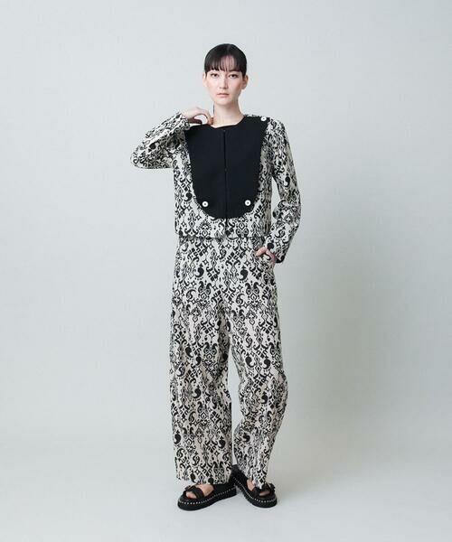 HIROKO KOSHINO / ヒロココシノ その他パンツ | コットンリネンダマスク柄パンツ /日本製 | 詳細9