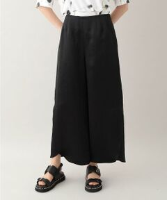 HIROKO KOSHINO / ヒロココシノ その他パンツ | サテンワイドデザインパンツ /日本製