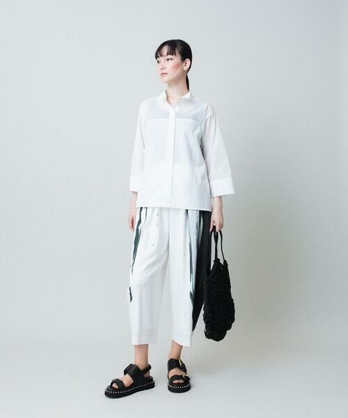 HIROKO KOSHINO / ヒロココシノ その他パンツ | 墨絵プリントコクーンパンツ /日本製/洗える | 詳細3