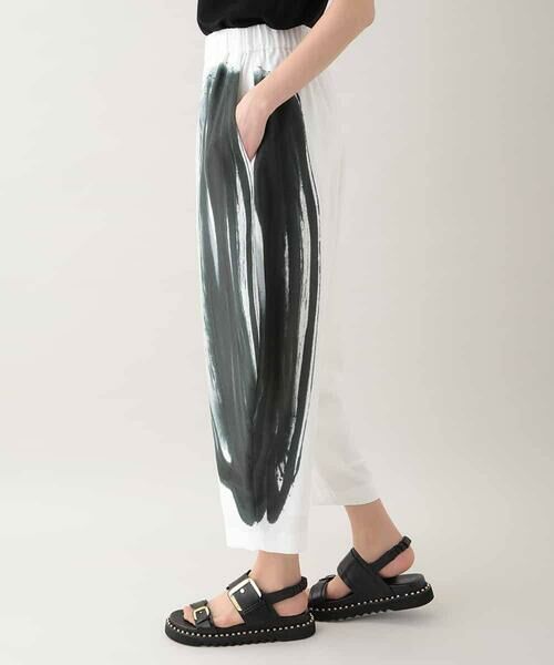 HIROKO KOSHINO / ヒロココシノ その他パンツ | 墨絵プリントコクーンパンツ /日本製/洗える | 詳細4