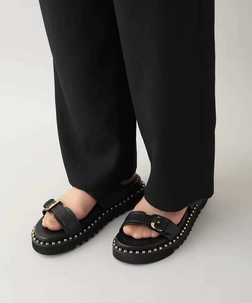 HIROKO KOSHINO / ヒロココシノ チノ・ワークパンツ | リネンライクイージーワイドパンツ /日本製 | 詳細6