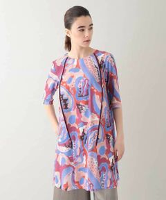 HIROKO KOSHINO / ヒロココシノ チュニック | アーティスティックプリントチュニック /日本製/洗える