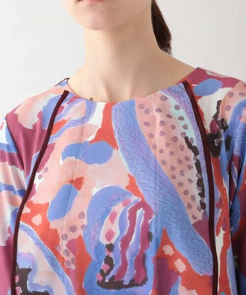 HIROKO KOSHINO / ヒロココシノ チュニック | アーティスティックプリントチュニック /日本製/洗える | 詳細3