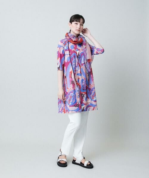 HIROKO KOSHINO / ヒロココシノ チュニック | アーティスティックプリントチュニック /日本製/洗える | 詳細9