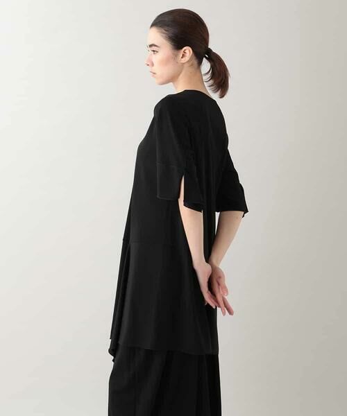 HIROKO KOSHINO / ヒロココシノ チュニック | ドライポンチアシンメトリーチュニック /日本製/洗える | 詳細1
