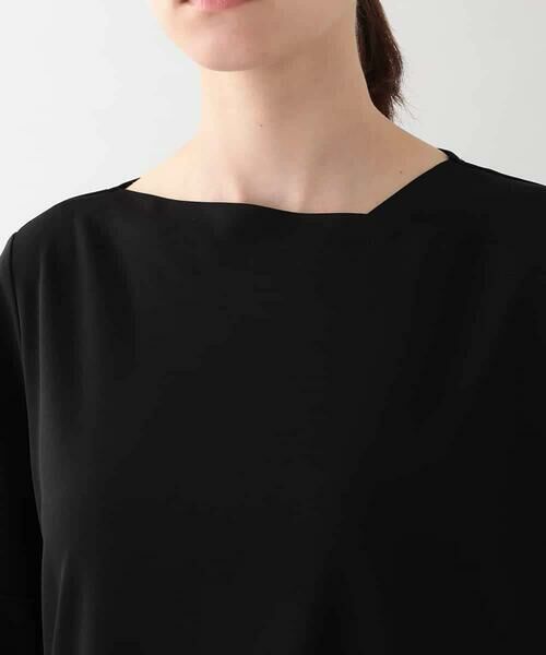 HIROKO KOSHINO / ヒロココシノ チュニック | ドライポンチアシンメトリーチュニック /日本製/洗える | 詳細3