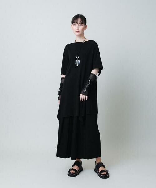 HIROKO KOSHINO / ヒロココシノ チュニック | ドライポンチアシンメトリーチュニック /日本製/洗える | 詳細9