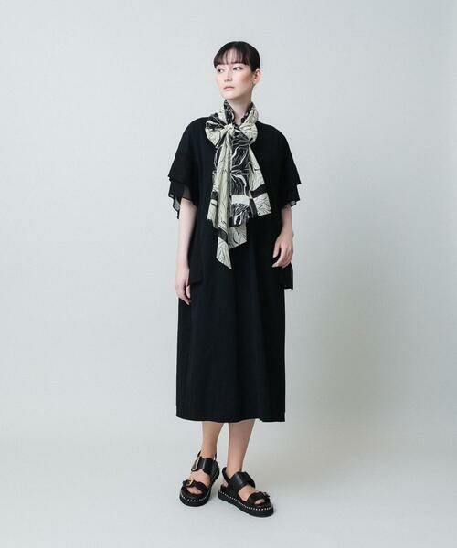 HIROKO KOSHINO / ヒロココシノ ロング・マキシ丈ワンピース | 【UVカット/遮熱性】ウイングスリーブジャージーワンピース /日本製/洗える | 詳細13