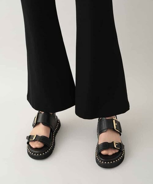 HIROKO KOSHINO / ヒロココシノ その他パンツ | ストレッチポンチベルラインパンツ /日本製/洗える | 詳細5