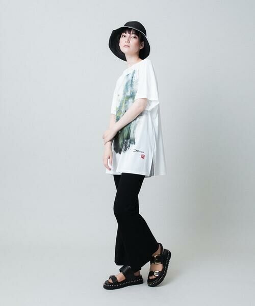 HIROKO KOSHINO / ヒロココシノ その他パンツ | ストレッチポンチベルラインパンツ /日本製/洗える | 詳細9