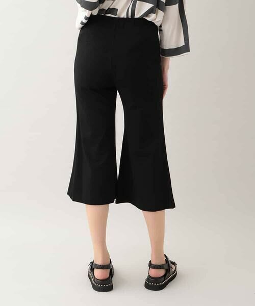 HIROKO KOSHINO / ヒロココシノ ショート・ハーフ・半端丈パンツ | ストレッチポンチミドル丈フレアパンツ /日本製/洗える | 詳細2