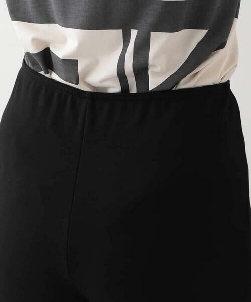 HIROKO KOSHINO / ヒロココシノ ショート・ハーフ・半端丈パンツ | ストレッチポンチミドル丈フレアパンツ /日本製/洗える | 詳細4