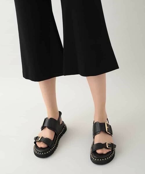 HIROKO KOSHINO / ヒロココシノ ショート・ハーフ・半端丈パンツ | ストレッチポンチミドル丈フレアパンツ /日本製/洗える | 詳細5