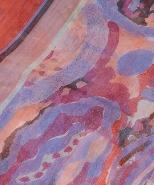 HIROKO KOSHINO / ヒロココシノ マフラー・ショール・スヌード・ストール | TUBOMIプリントストール | 詳細4