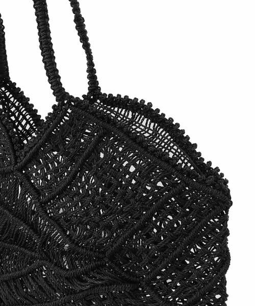 HIROKO KOSHINO / ヒロココシノ トートバッグ | WAVEメッシュバスケットトート | 詳細4