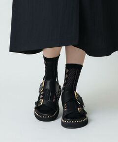 HIROKO KOSHINO / ヒロココシノ その他小物 | ジオメトリックジャカードソックス/日本製/洗濯機で洗える