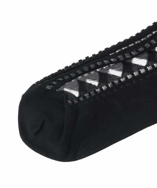 HIROKO KOSHINO / ヒロココシノ その他小物 | ジオメトリックジャカードソックス/日本製/洗濯機で洗える | 詳細6