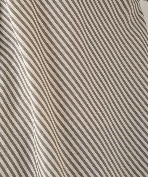 HIROKO KOSHINO / ヒロココシノ シャツ・ブラウス | ストライプAラインブラウス /洗える | 詳細9