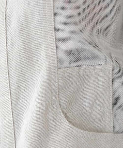 HIROKO KOSHINO / ヒロココシノ ベスト | ライトデニムメッシュジョイントベスト /洗える | 詳細9