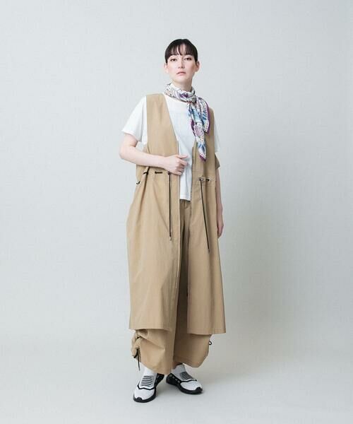 HIROKO KOSHINO / ヒロココシノ ロング・マキシ丈スカート | ドロストデザインジレワンピース /洗える | 詳細14