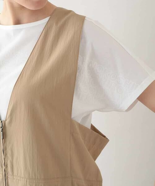 HIROKO KOSHINO / ヒロココシノ ロング・マキシ丈スカート | ドロストデザインジレワンピース /洗える | 詳細7