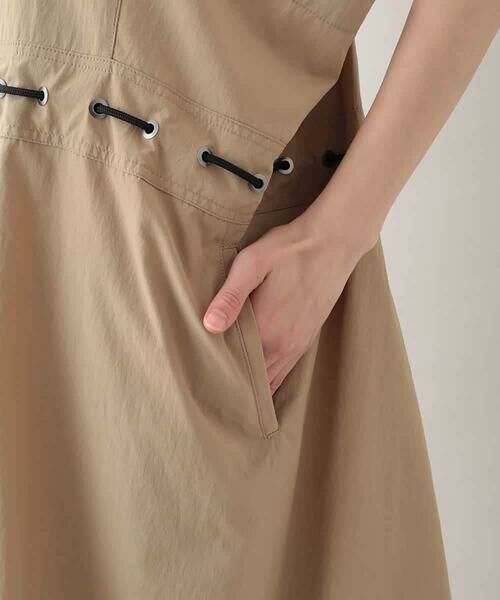 HIROKO KOSHINO / ヒロココシノ ロング・マキシ丈スカート | ドロストデザインジレワンピース /洗える | 詳細8
