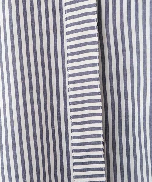 HIROKO KOSHINO / ヒロココシノ シャツ・ブラウス | ストライプAラインロングブラウス/洗える | 詳細9