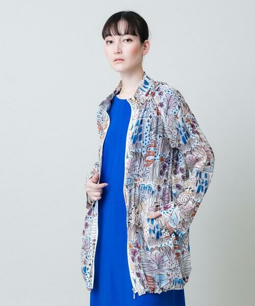 TRUNK HIROKO KOSHINO コート 異素材切替タフタコート | TRUNK HIROKO KOSHINO (Women